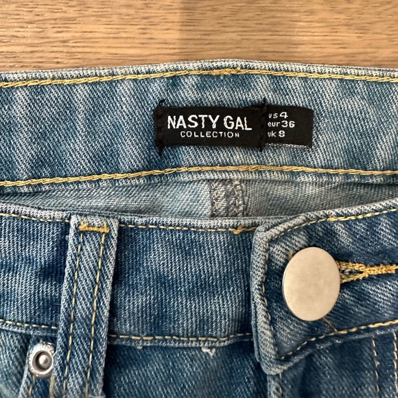⭐️ Nasty Gal Distressed Jeans - Picture 3 of 5